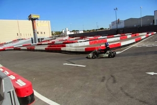 course avec le kart 